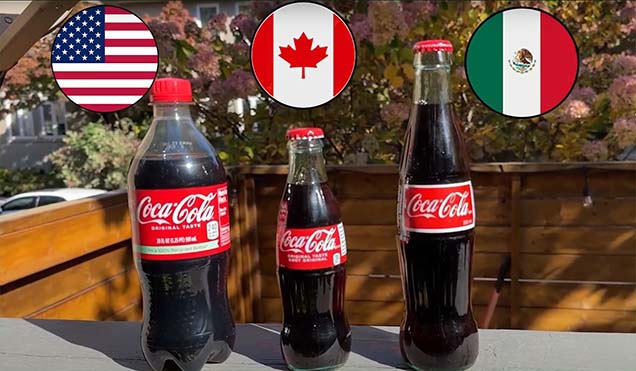 Comparing Coca-Cola from around North America